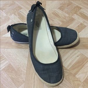 UGG Australia Canvas Flat Shoes USA 9